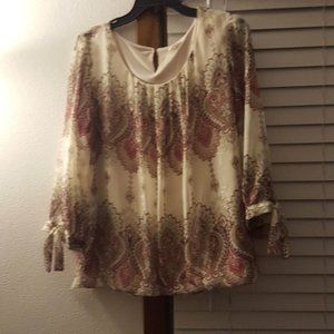 westport womens top shirt blouse size L